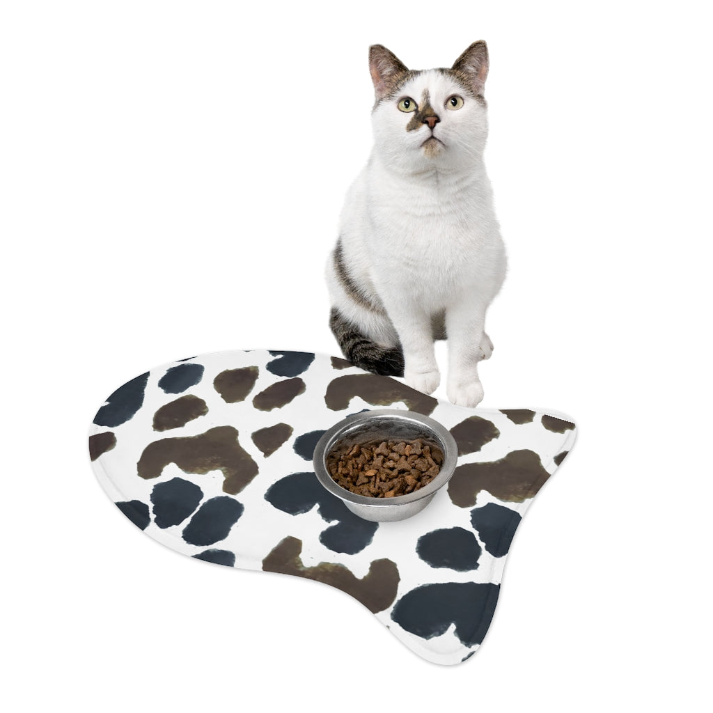 Peppa and Drewka Paw Print Pet Feeding Mats