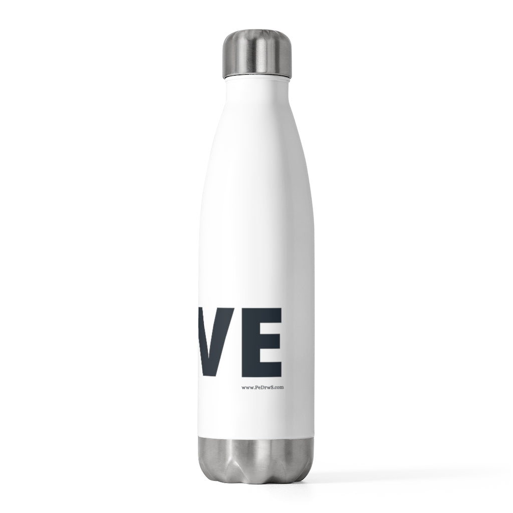 20oz Peppa Love Paw Print Insulated Bottle