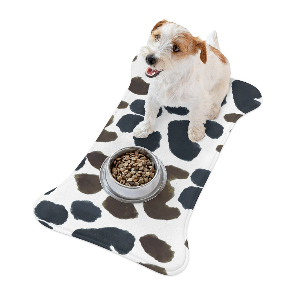 Peppa and Drewka Paw Print Pet Feeding Mats