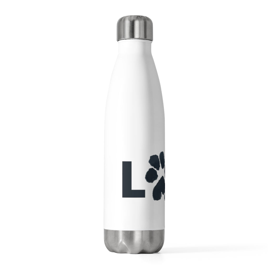 20oz Peppa Love Paw Print Insulated Bottle