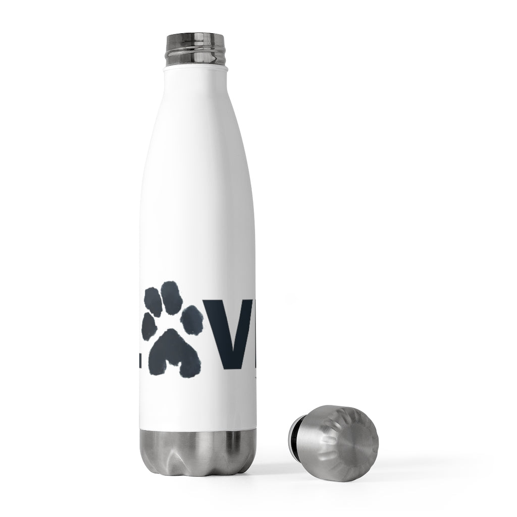 20oz Peppa Love Paw Print Insulated Bottle