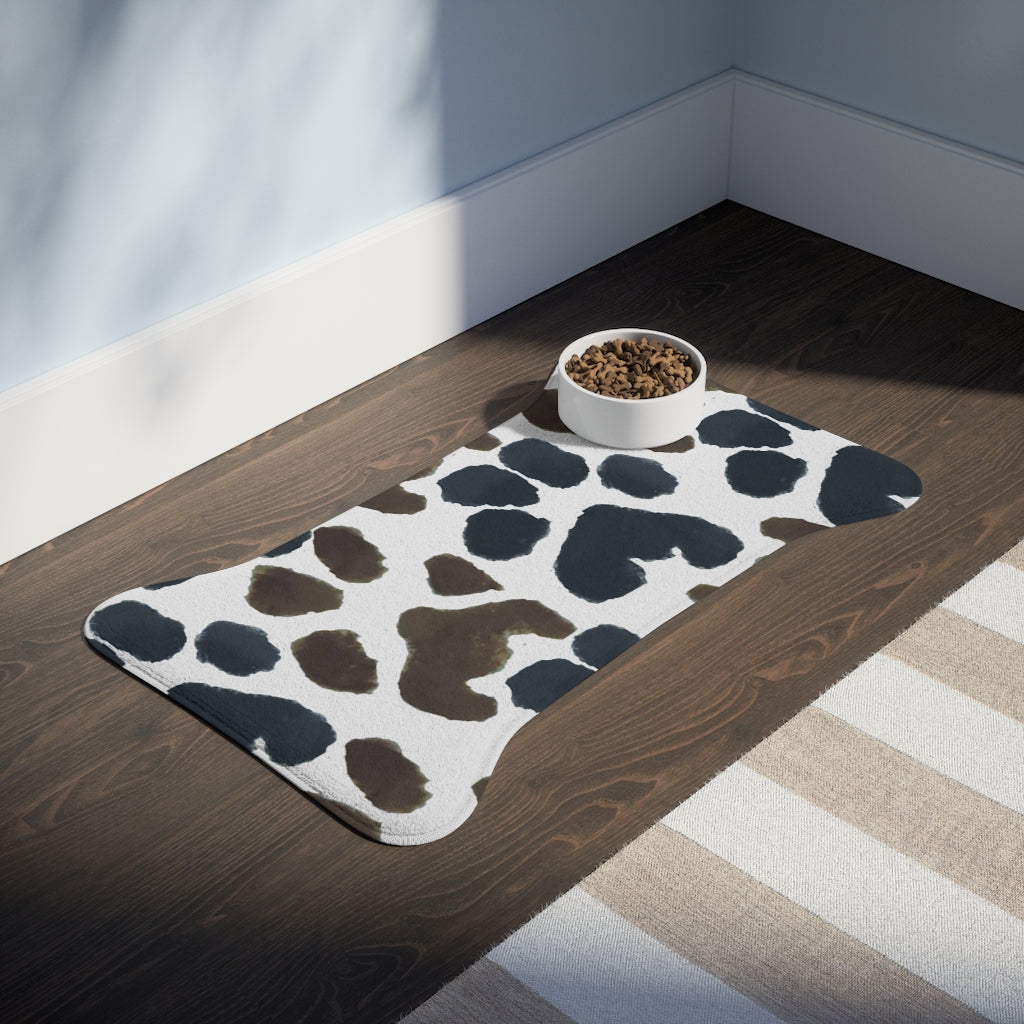 Peppa and Drewka Paw Print Pet Feeding Mats