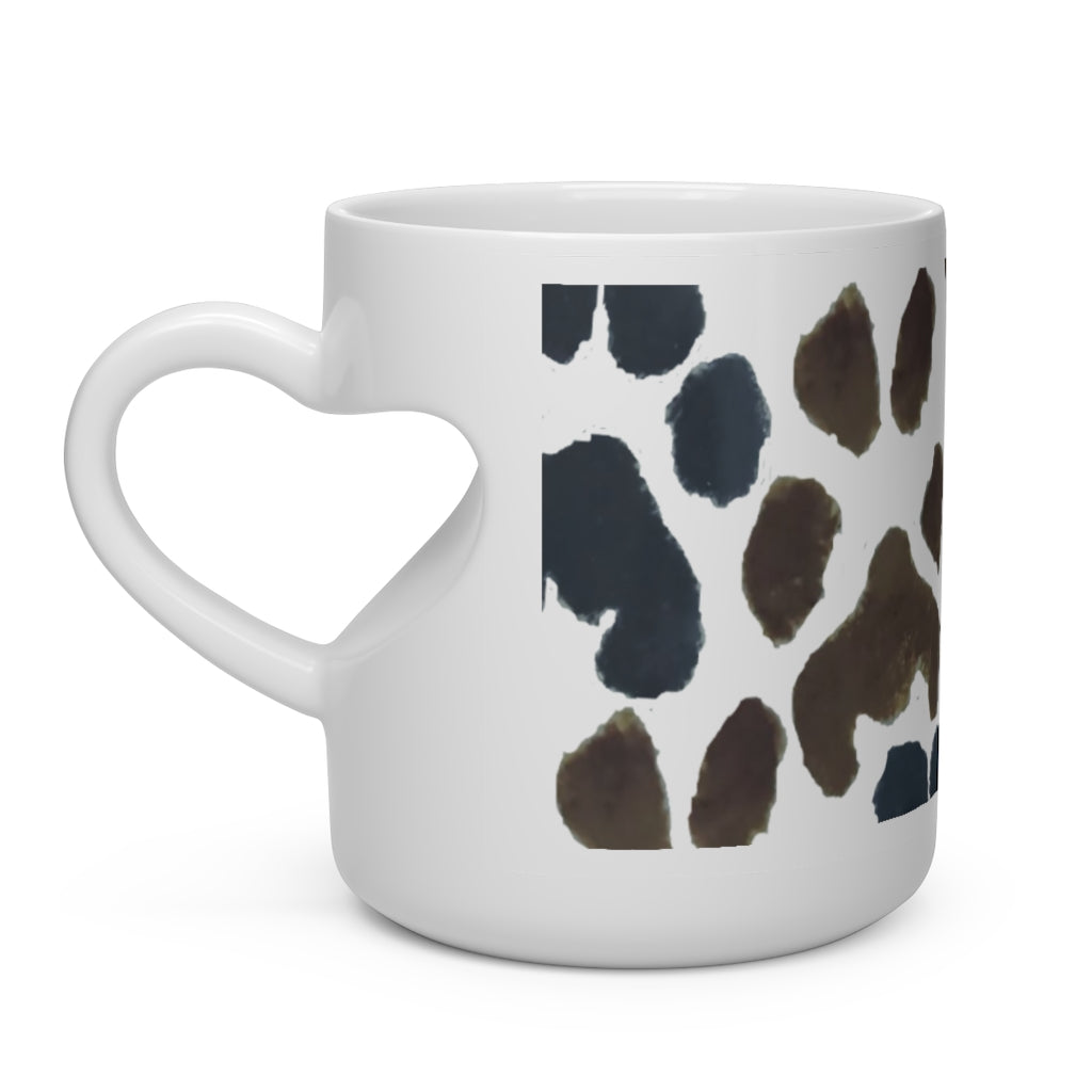 Peppa and Drewka Paw Print Mug